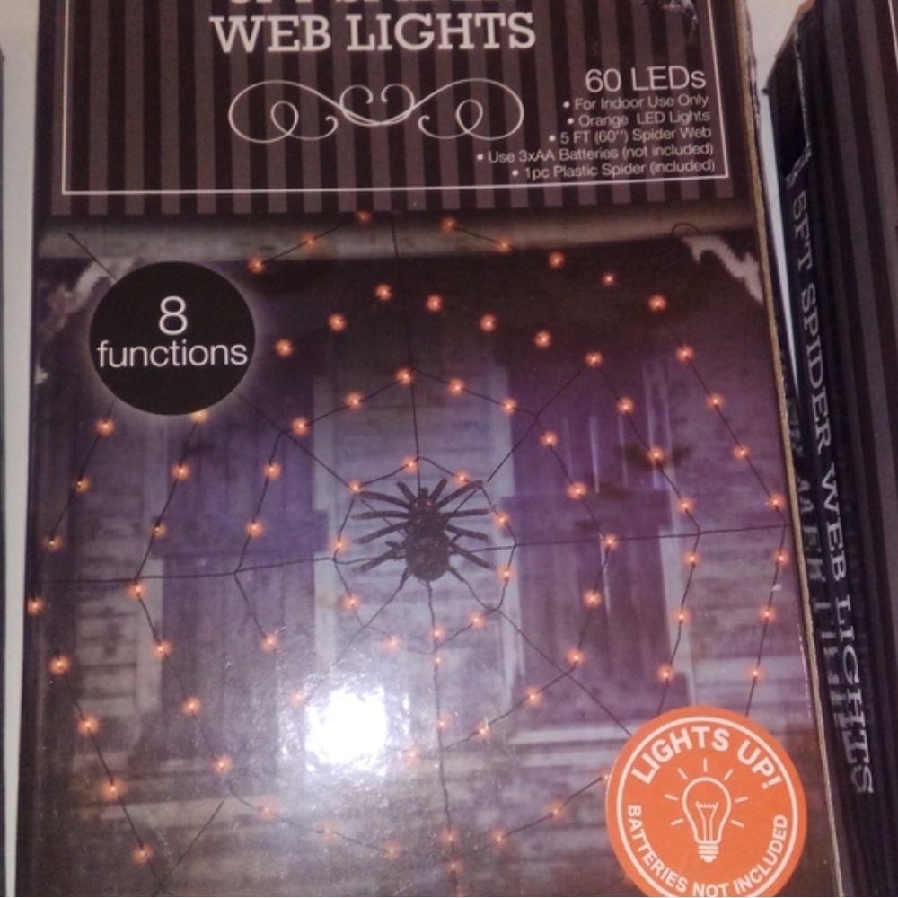 Spider Web Lights with Instructions